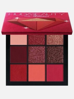 🆕 HUDA BEAUTY Ruby Obsessions Eyeshadow Palette 9 Shades